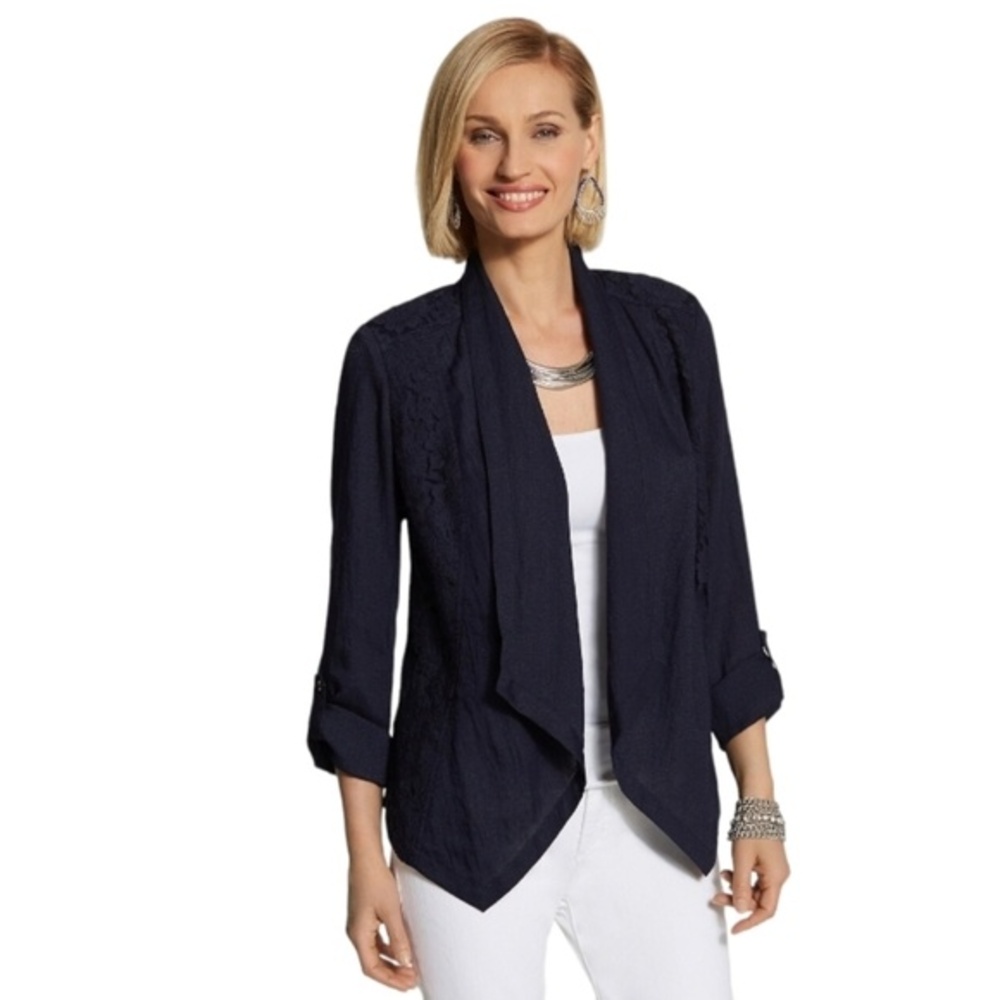 {Chico's} Francesca Lacey Jacket